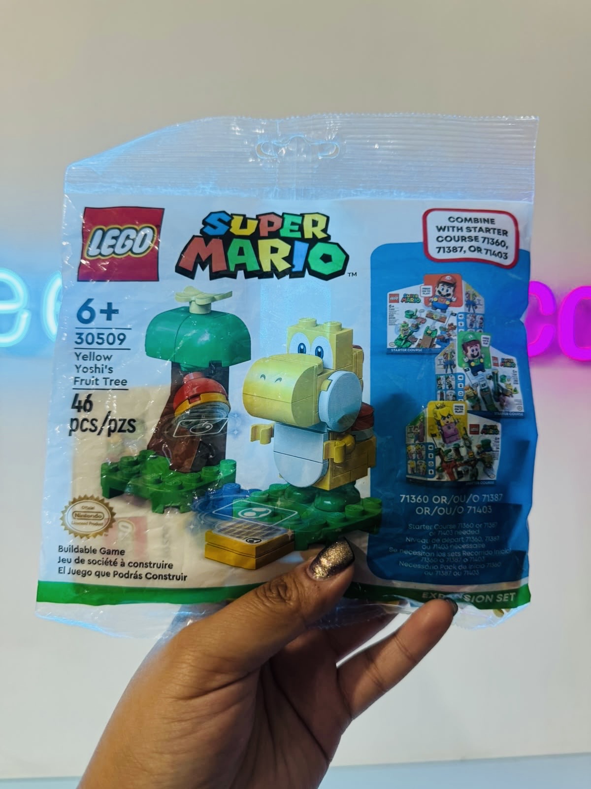 .Geekienda - LEGO SET 30509 Super Mario Yoshi amarillo - LEGO super Mario Nintendo