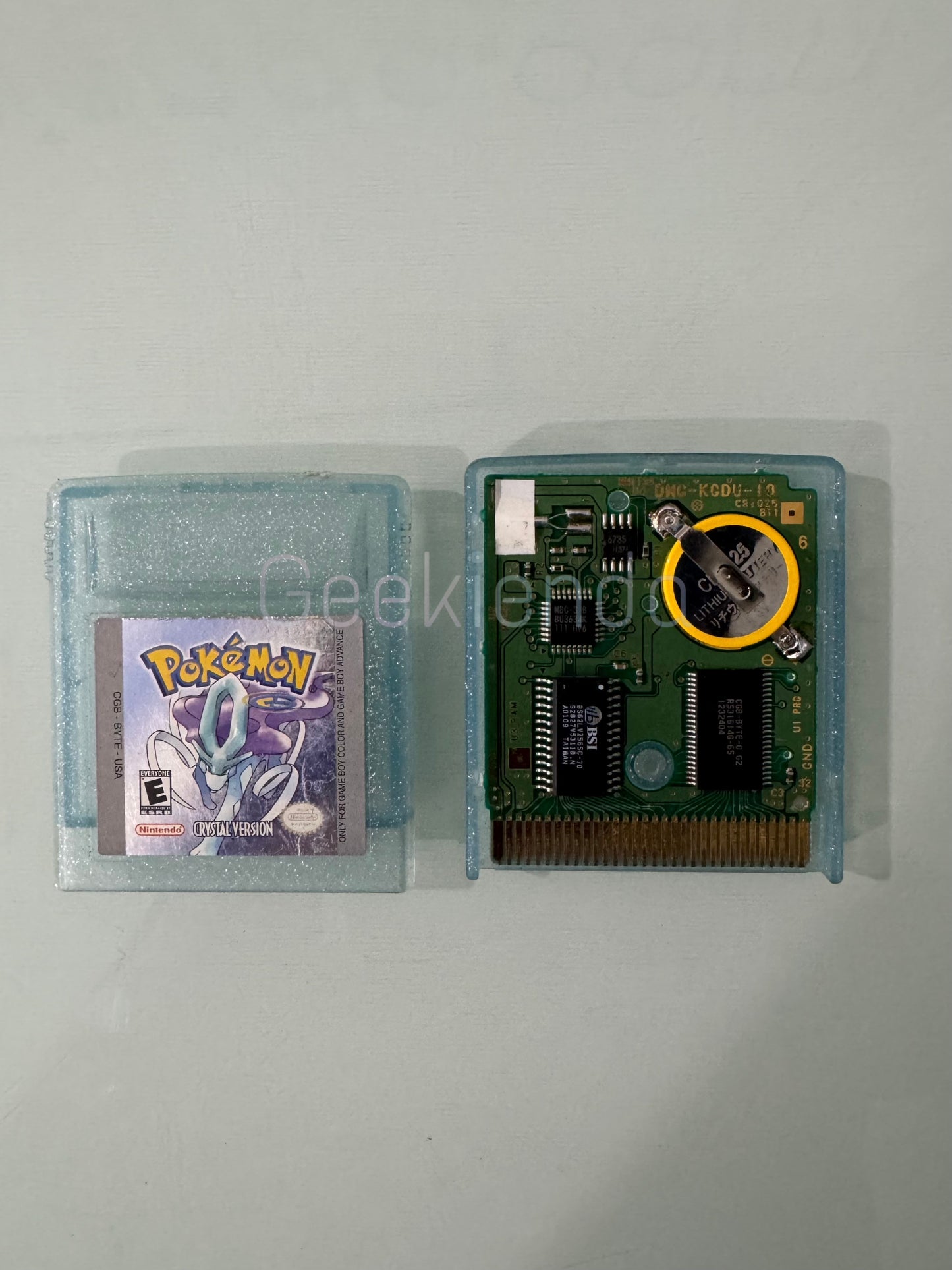 .Geekienda - pokemon crystal (cristal) gameboy color idioma ingles original - videojuegos Nintendo anime