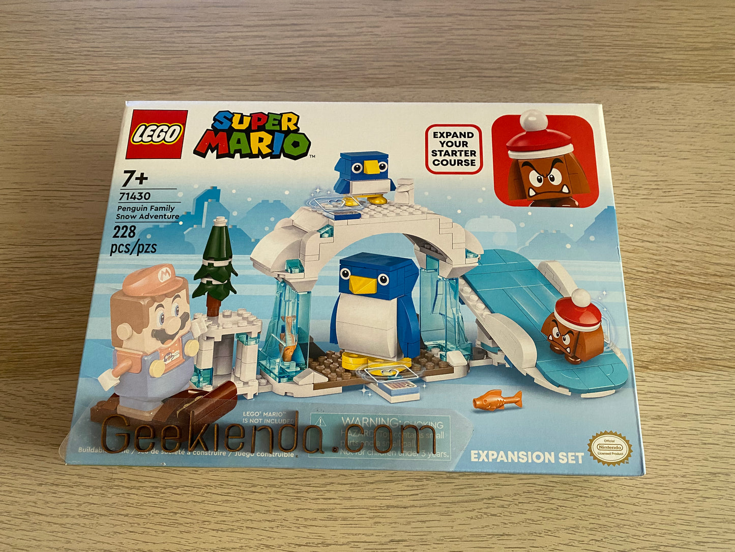 .Geekienda - LEGO SET 71430 Super Mario Penguin Family Snow Adventure (familia pinguino - LEGO super Mario Nintendo