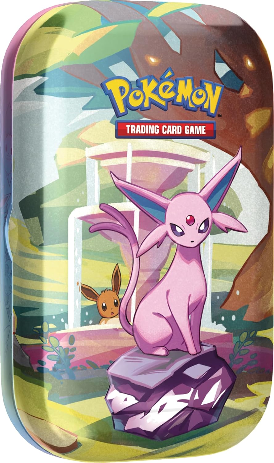 .Geekienda - cartas coleccionables pokémon TCG minilata con dos sobres de colección prismatic evolutions scarlet and violet en español - anime