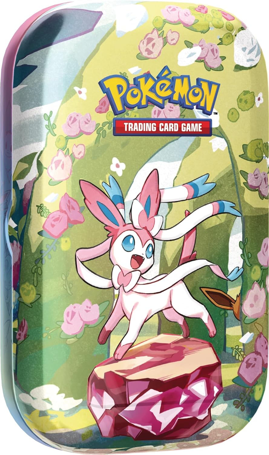 .Geekienda - cartas coleccionables pokémon TCG minilata con dos sobres de colección prismatic evolutions scarlet and violet en español - anime