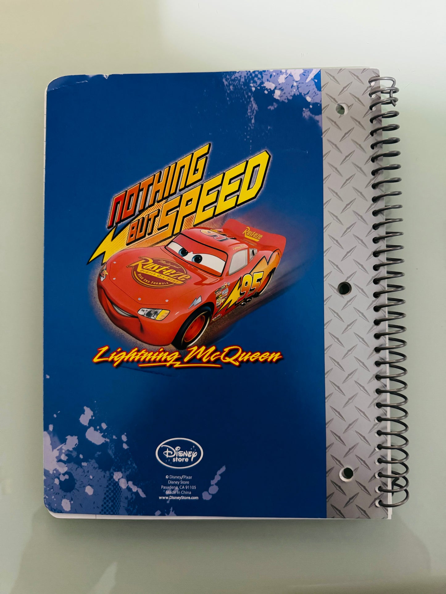 .Geekienda - libreta y estuche de rayo mcqueen - disney cars programas infantiles / papelería