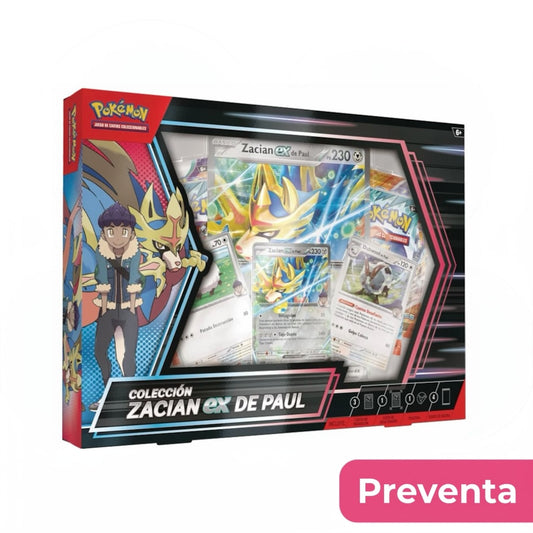 .Geekienda - Pokemon TCG Escarlata y Purpura: Hop y Zacian Ex Box En Español
