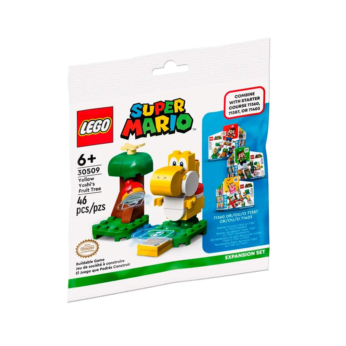 .Geekienda - LEGO SET 30509 Super Mario Yoshi amarillo  - LEGO super Mario Nintendo