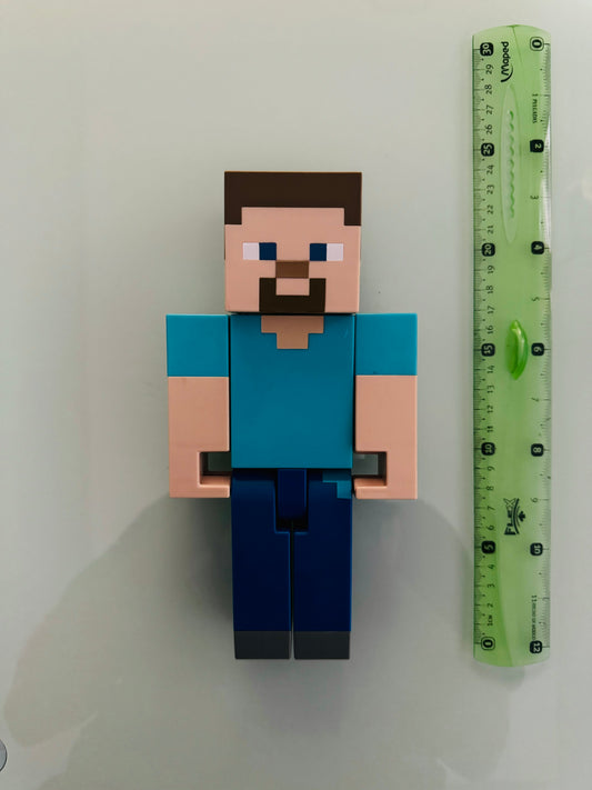 .Geekienda - minecraft steve  28 cm - programas infantiles