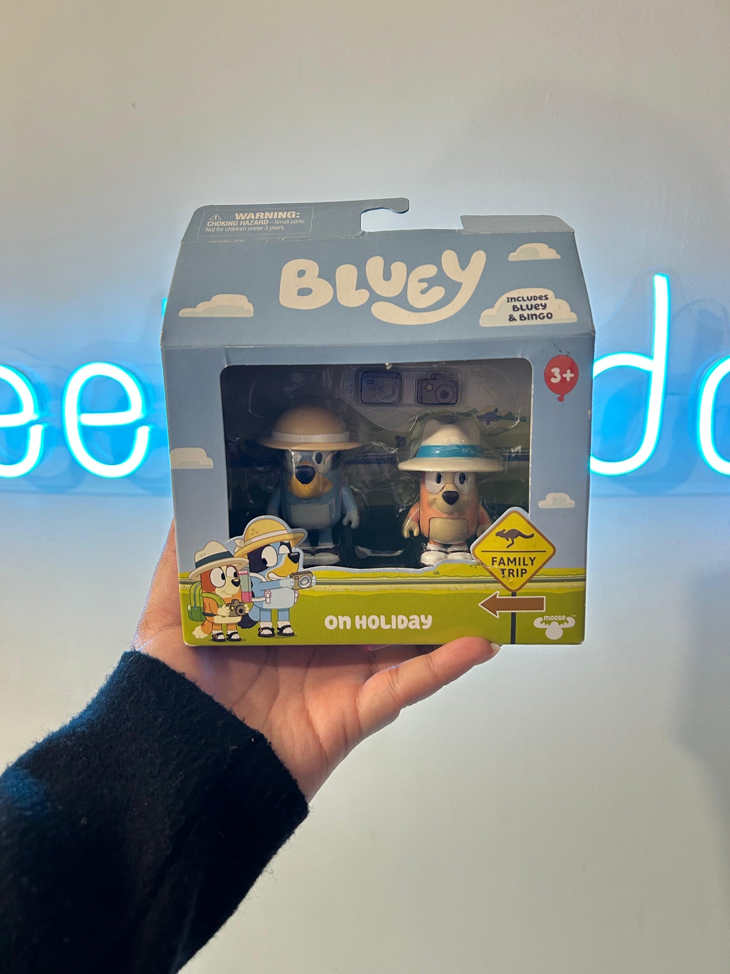 .Geekienda - minifiguras de bluey y bingo - programas infantiles Disney