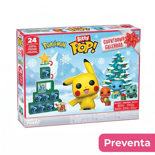 .geekienda - Funko Bitty Pop Countdown Calendar: Pokemon Calendario Navidad 24 dias