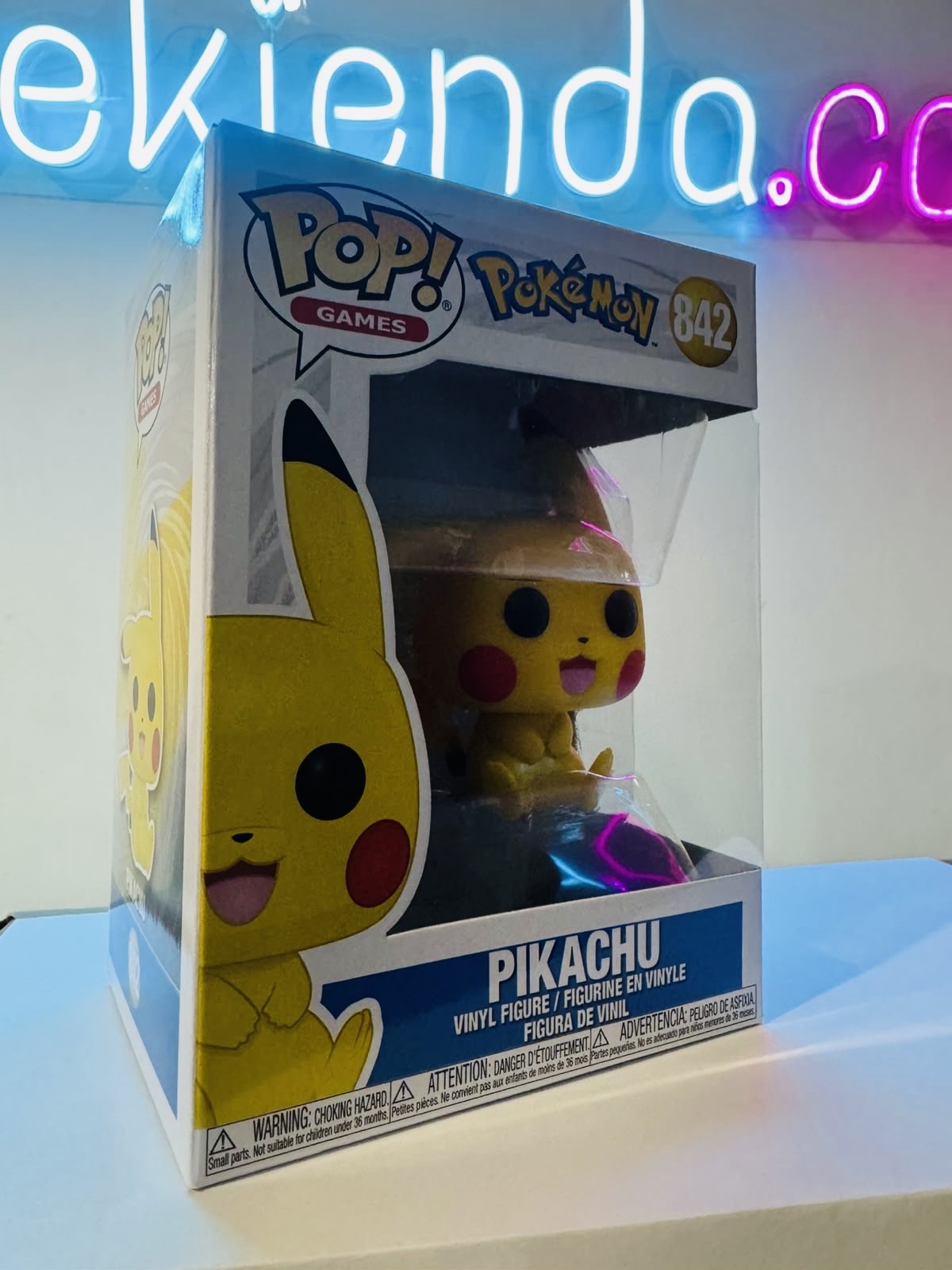 .Geekienda - Funko Pop games 842 Pikachu sentado  - Pokémon